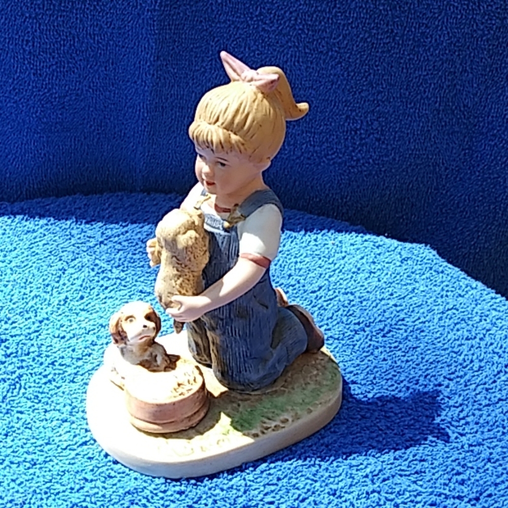 1985 "Denim Days" by Homco #1503 figurine